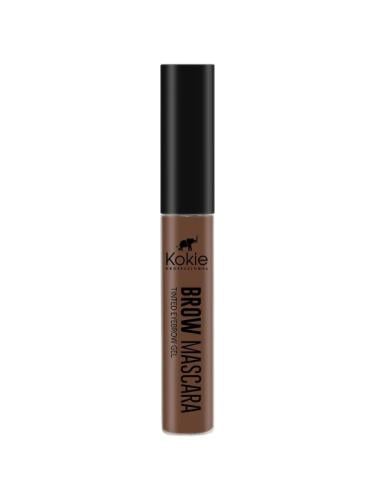 Kokie Brow Mascara Tinted Eyebrow Gel Light Brown Natural Finish