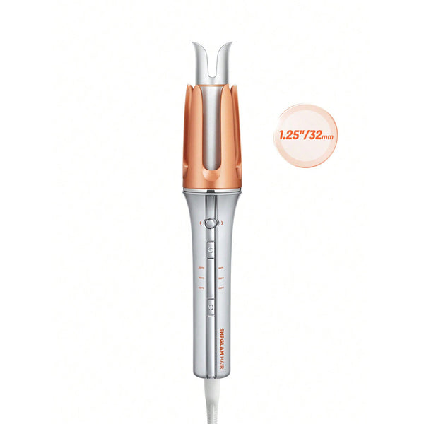 Sheglam It-Curl One-Touch Instant Curler 32mm Auto-Rotating Hair Curler for Long Hair
