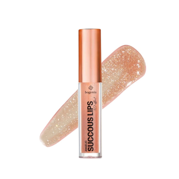Bogenia Angelic Lip Gloss Plumper Non-Sticky Shine Vitamin E 012 Soft Nice
