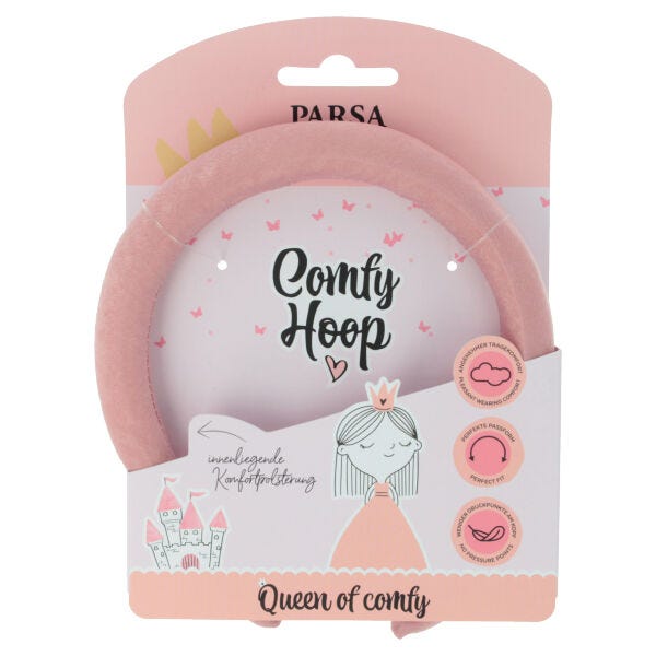 PARSA Beauty Comfy Hoop Kids Princess Hair Headband, Padded, 1 Pc