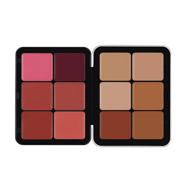 Makeover22 Essential Face Cream Blush Palette 12 Customizable Shades CB01