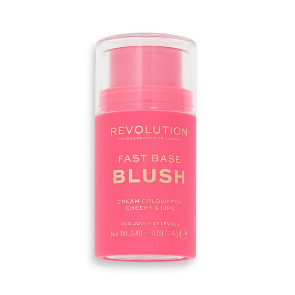 Makeup Revolution Fast Base Cream Blush Stick Dewy Finish Rose