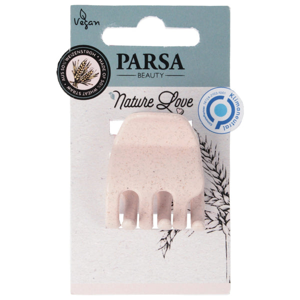 PARSA Beauty Nature Love Medium Hair Claw Clip Wheat Straw Rose 1 Piece