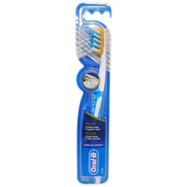 Oral-B Clinic Pro-Flex Soft Toothbrush, Flexing Sides, Sensitive Gum Care