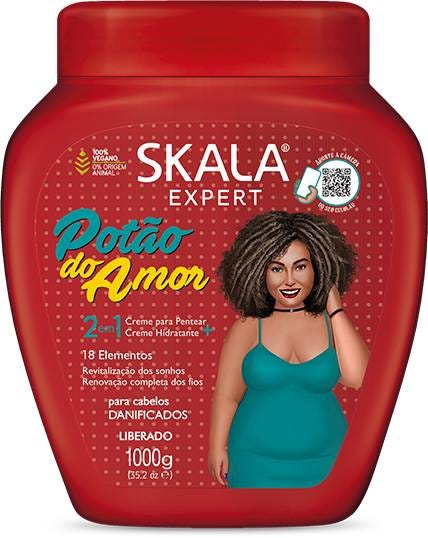 Skala Potao do Amor Hair Treatment Conditioning Cream Deep Moisture Vegan Formula 1000 g