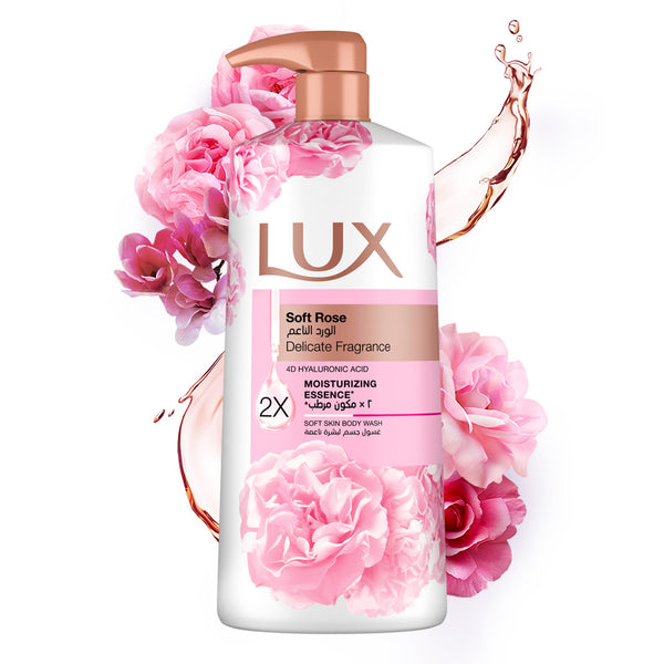 Lux Delicate Fragrance Body Wash Gel 4D Hyaluronic Acid Soft Rose 700ml