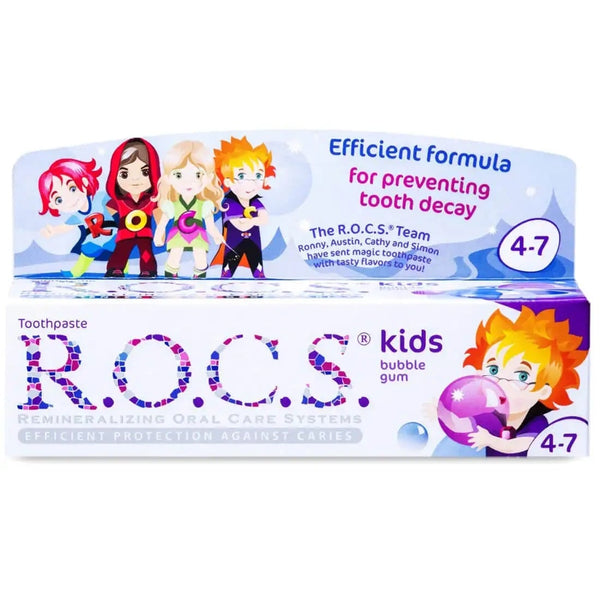 R.O.C.S Kids Toothpaste Bubble Gum Flavor 35ml