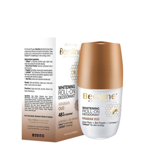 Beesline Roll-On Deodorant Arabian Oud Brightening Care 50 ml