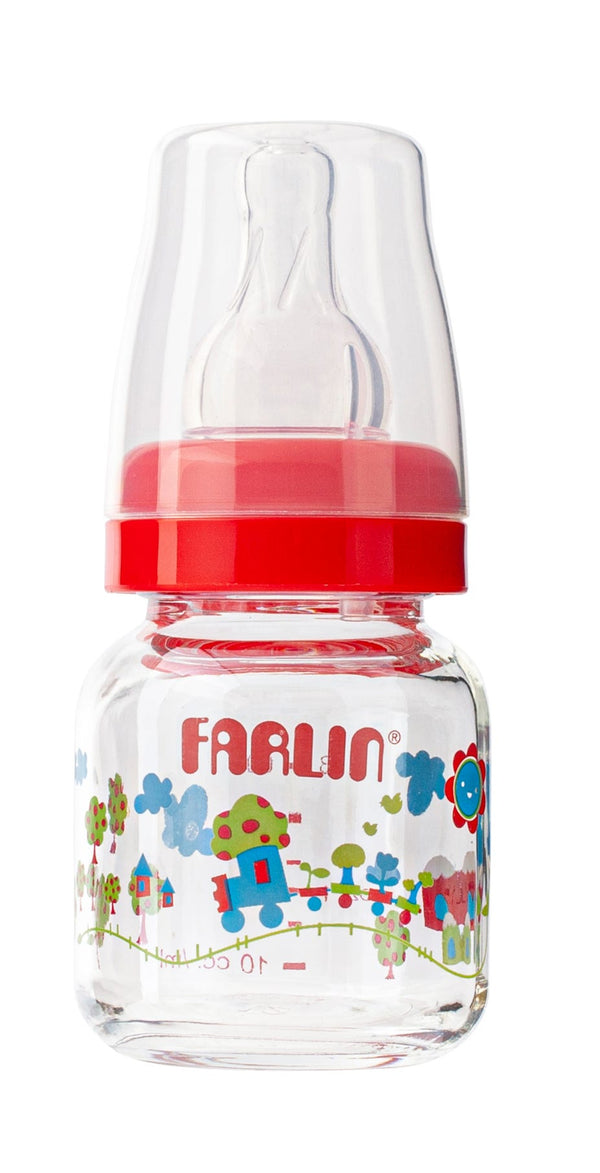 Farlin Glass Feeding Bottle Wide Neck 60ml, 1 Piece