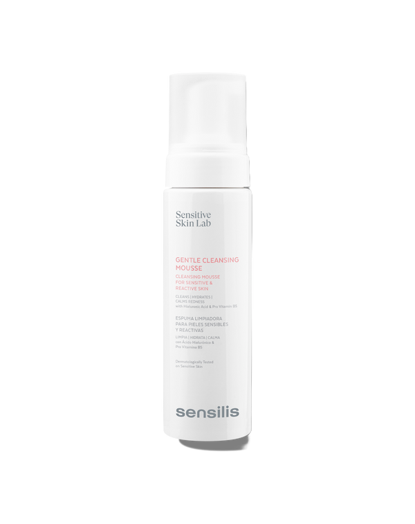 Sensilis Gentle Cleansing Mousse Facial Cleanser Pro-Vitamin B5 Hyaluronic Acid 200ml