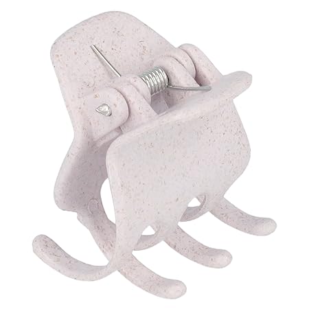 PARSA Beauty Nature Love Hair Claw Clip Medium Wheat Straw White 1 Pc