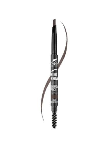 Kokie Angled Eyebrow Pencil Retractable Matte Finish with Spoolie 0.35 g