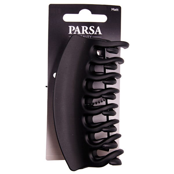 Parsa Hair Claw Clip Black Matte Large 1 Piece