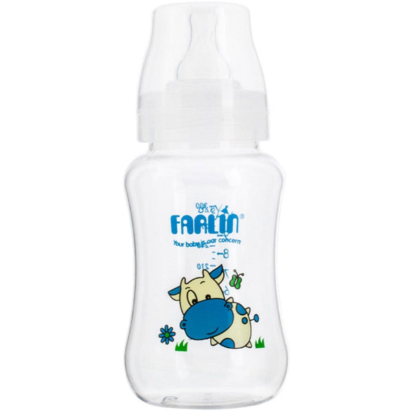 Farlin Wide-Neck Plastic Feeding Bottle Anti-Colic System 300ml