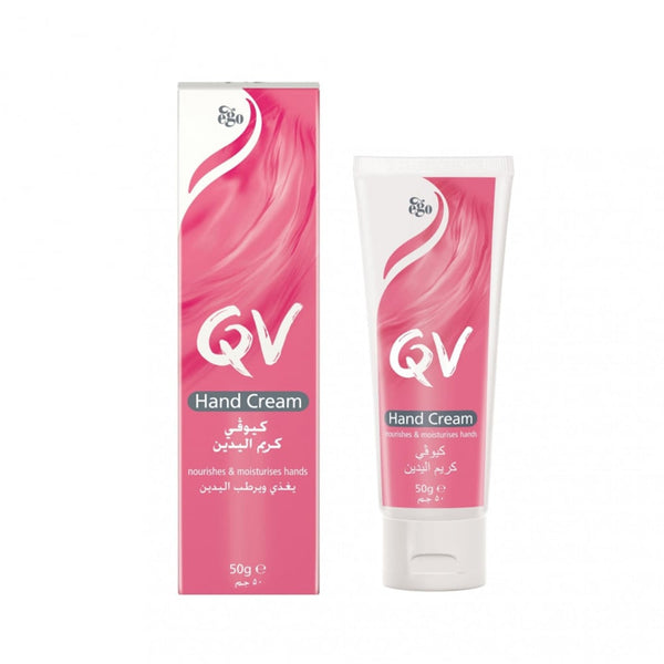 QV Hand Cream Moisturizing Formula Glycerin Squalene Fragrance-Free 50g