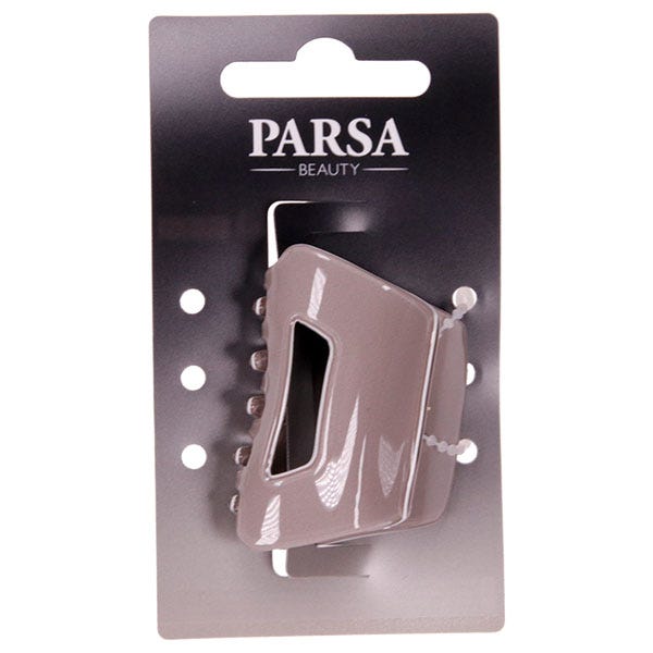 PARSA BEAUTY Hair Claw Clip Medium Taupe, 1 Piece