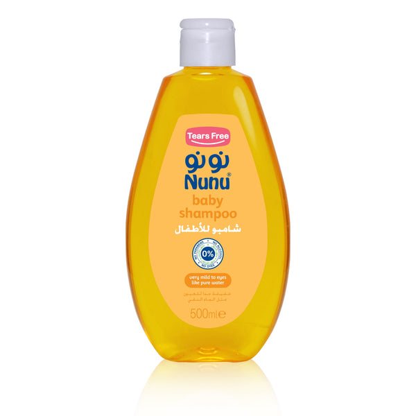 Nunu Baby Shampoo Tear-Free Mild Formula Alcohol-Free Paraben-Free 500 ml