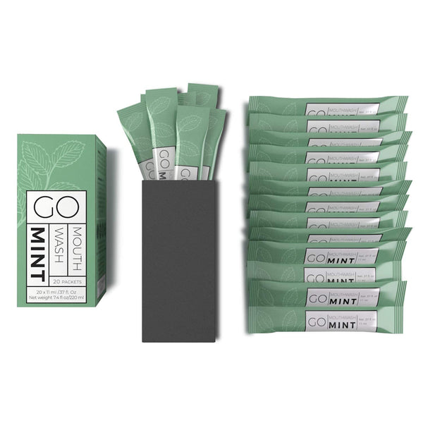 GO Smooth Mint Mouthwash Pods, Travel Size, 20 Pack