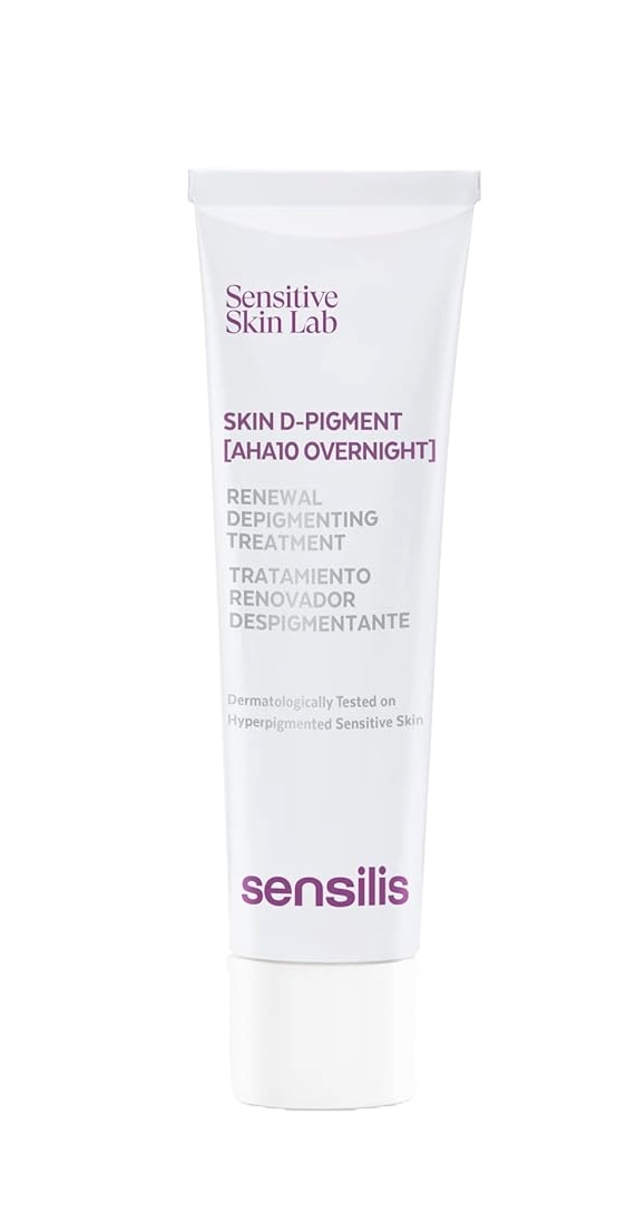 Sensilis Skin D-Pigment AHA10 Overnight Cream Polyhydroxy Acids 30 ml