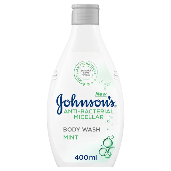 Johnson & Johnson Micellar Body Wash Cream Formula Mint Fragrance 400 ml