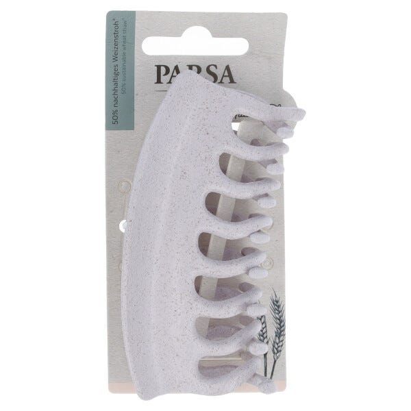PARSA Hairclaw Big Hair Clip Wheat Straw Neutral White 1 Pc