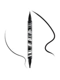 Kokie Dynamic Duo Eyeliner Pen Dual-Ended Waterproof Semi-Matte Black Shade DL007