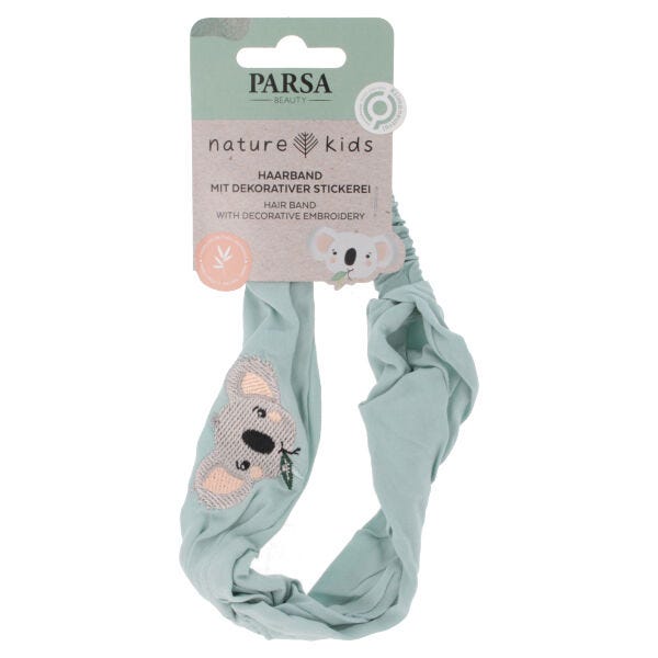 Parsa Koala Mint Headband with Bamboo Viscose, Soft Children's Hair Accessory, 1 Piece
