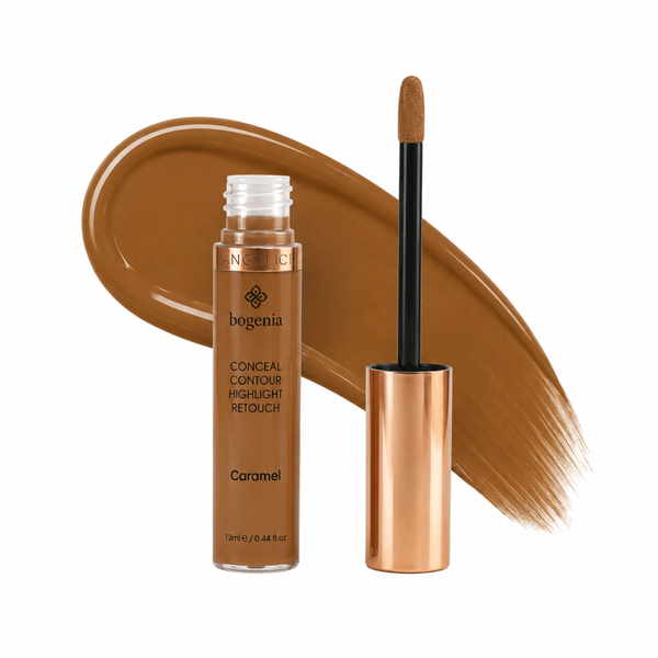 Bogenia Angelic 4-In-1 Conceal Contour Highlight Serum Caramel