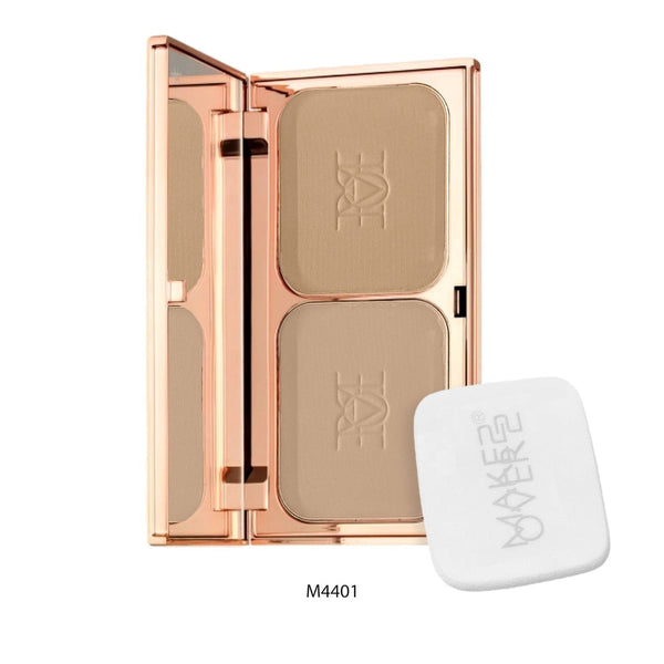 Makeover22 Face Powder Duo Matte Finish Silica Oil Control M4401