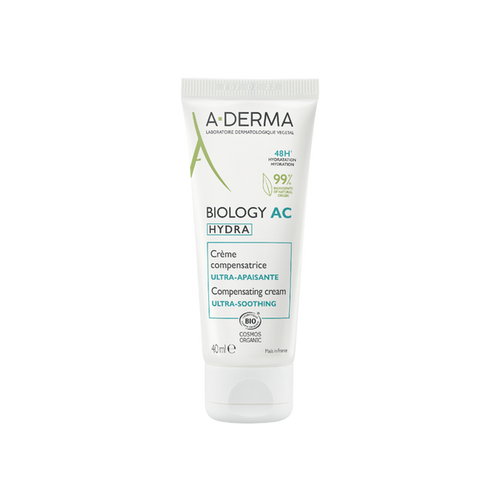 A-Derma Biology Hydra Moisturizing Cream Shea Butter Oat Extract 40 ml