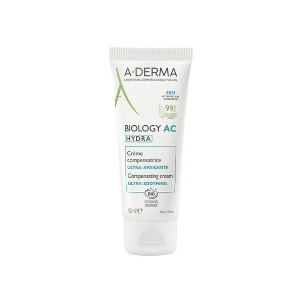 A-Derma Biology Hydra Moisturizing Cream Shea Butter Oat Extract 40 ml