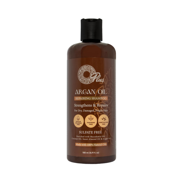 OPlus Argan Hair Shampoo Sulfate-Free With Argan, Macadamia & Coconut Oils 500 ml