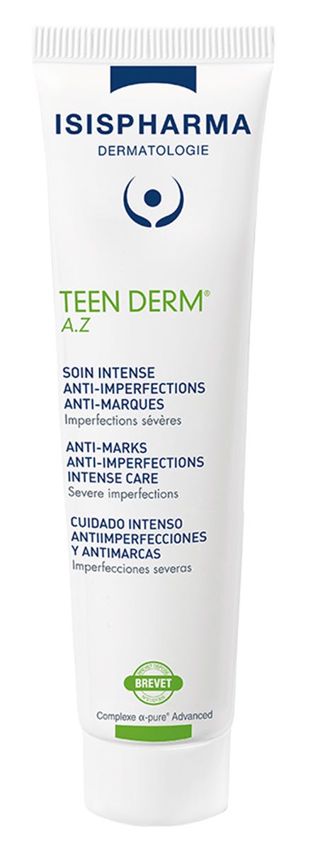 Isispharma Teen Derm AZ Facial Cream 15% Azelaic Acid Mattifying 30 ml