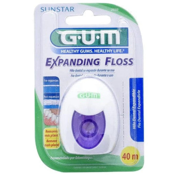 GUM Expanding Dental Floss, Comfortable Interdental Cleaning Floss