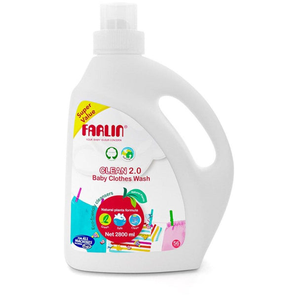 Farlin Baby Clothing Detergent Liquid Plant-Based 2800 ml