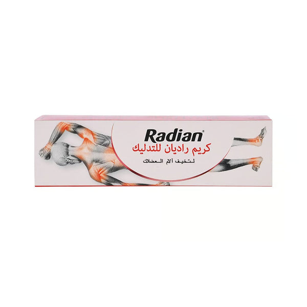 Radian Massage Cream Cooling Comfort Menthol Camphor Methyl Salicylate 40 g