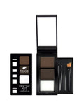 Kokie Brow Kit Eyebrow Powder Set with Clear Gel, Tweezers and Brushes, 2.6g