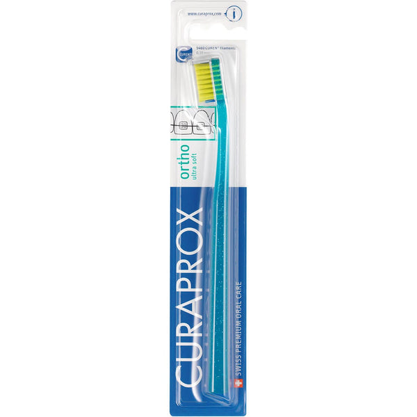 Curaprox Orthodontic Ultra Soft Toothbrush with Braces-Cleaning Groove