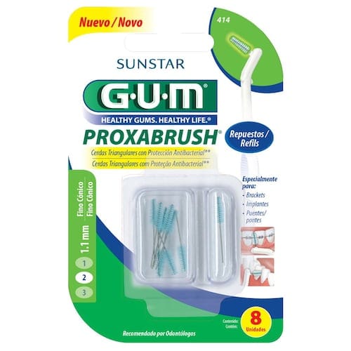 GUM Proxabrush Replacement Interdental Brush Ultra-Fine Bristles