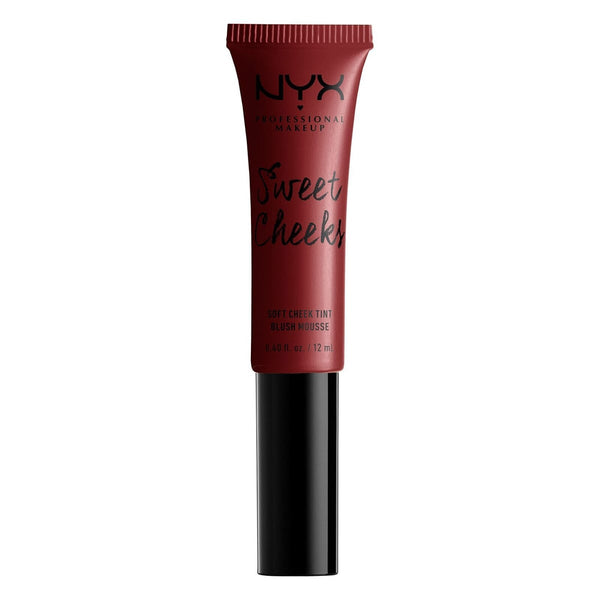 NYX Sweet Cheeks Tint Blush Cream, Buildable Botanical Pigment, Shade 06 Bombshel, 12 ml