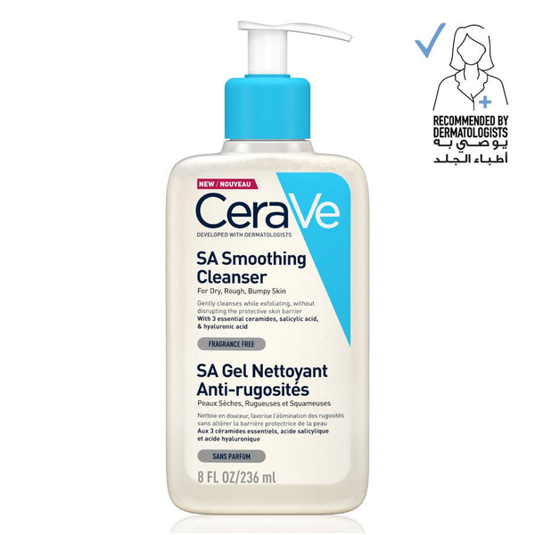 CeraVe SA Smoothing Cleanser Foaming Salicylic Acid Dry Skin 236 ml