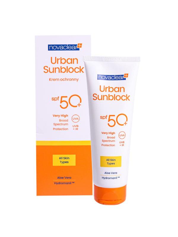 Novaclear Urban Sunblock Sunscreen Lotion SPF 50+ UVA UVB IR Protection 125ml