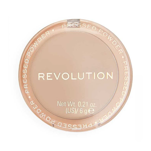 Makeup Revolution Reloaded Pressed Powder Vanilla Niacinamide Pink Clay Buildable Coverage