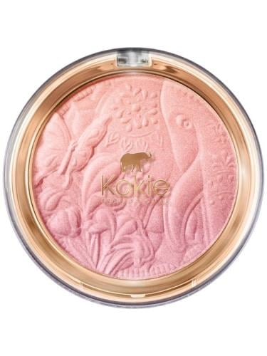 Kokie Soft Gradient Blush Powder Cheeky Coral-Pink to Luminous Highlight