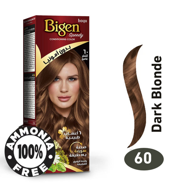 Bigen Lady Color No Ammonia Cream Hair Color Dark Blonde 60