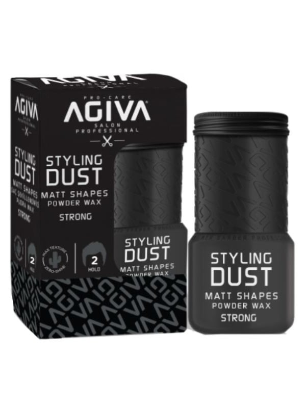 AGIVA Strong Powder Hair Styling Wax Matte Finish Strong Hold 04, 20 ml