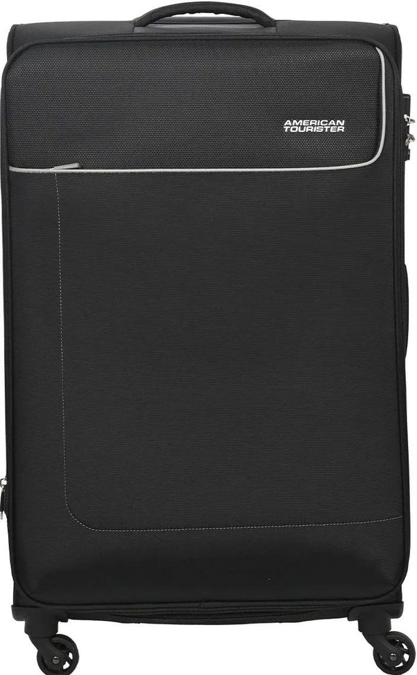American Tourister Jamaica 80 cm Spinner Soft-Sided Expandable TSA Black