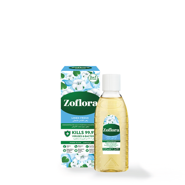 Zoflora Concentrated Multipurpose Disinfectant Linen Fresh 120 ml