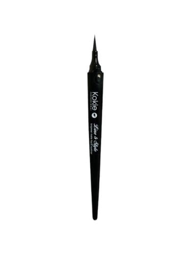 Kokie Line & Style Longwear Matte Liquid Eyeliner Fine Felt Tip Jet Black