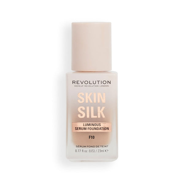 Makeup Revolution Skin Silk Serum Foundation Luminous Finish F10